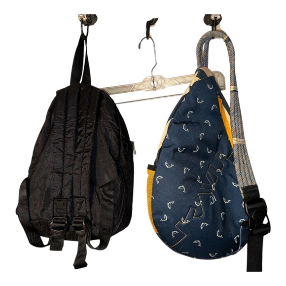 2 Mini Backpacks Rip Curl Rainbow & Kavu Whales - Picture 2 of 5